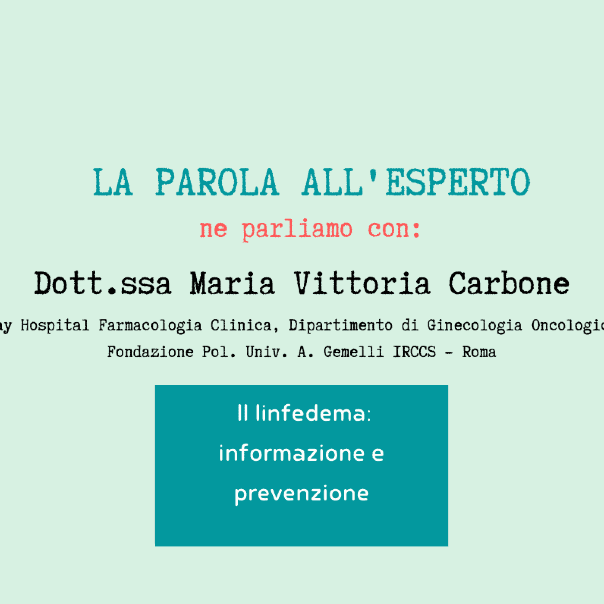 La parola all'esperto Carbone