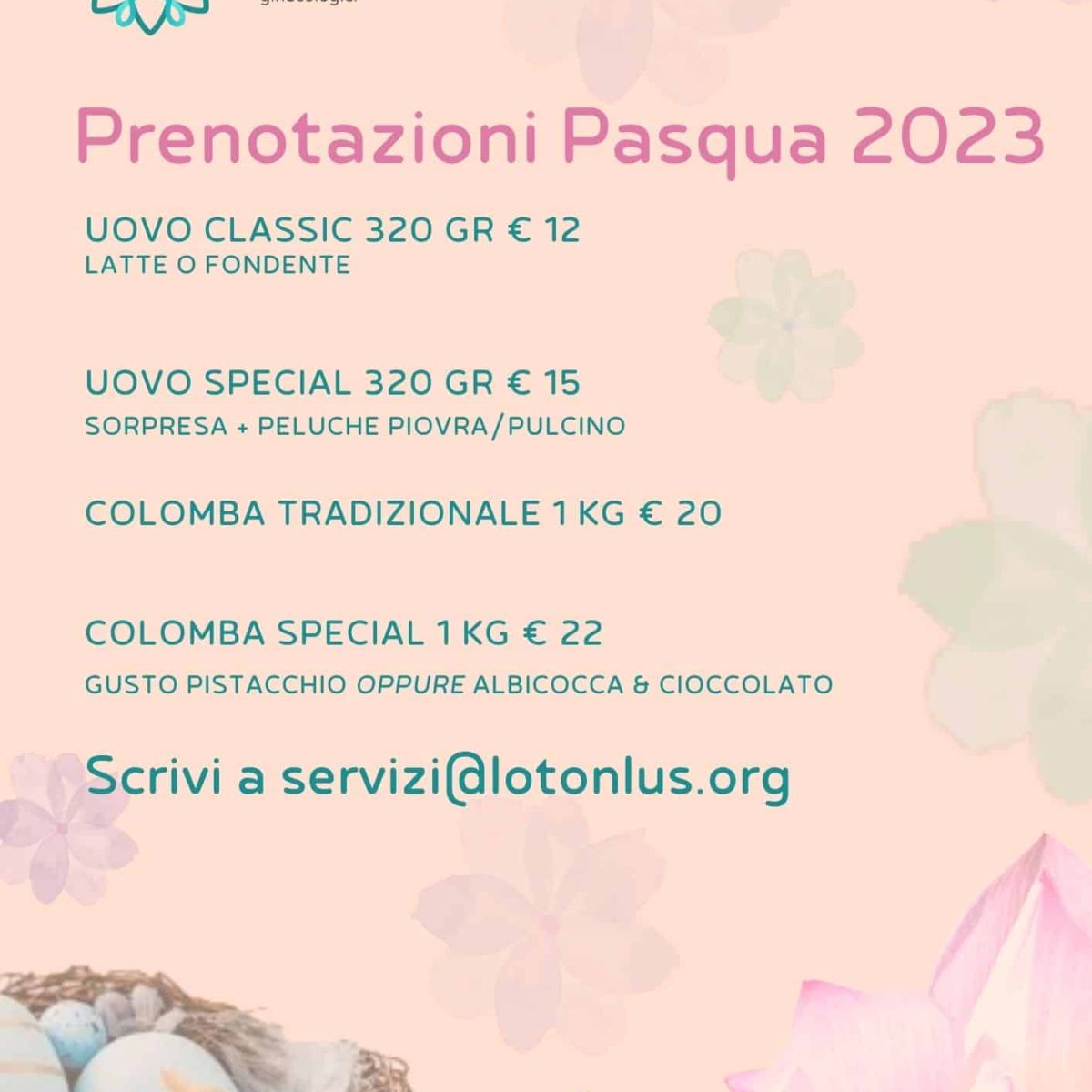 Prenotazioni Pasqua lotonlus.org